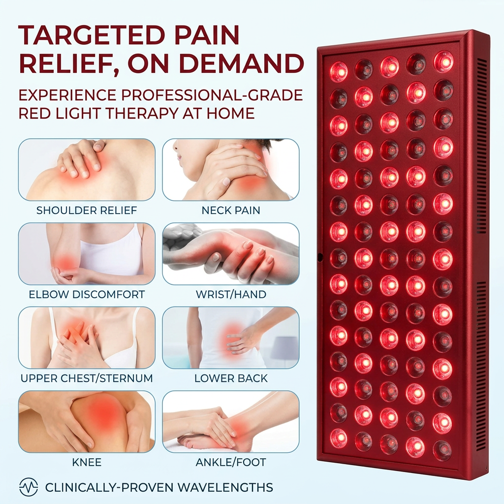 Red Light Therapy before and after