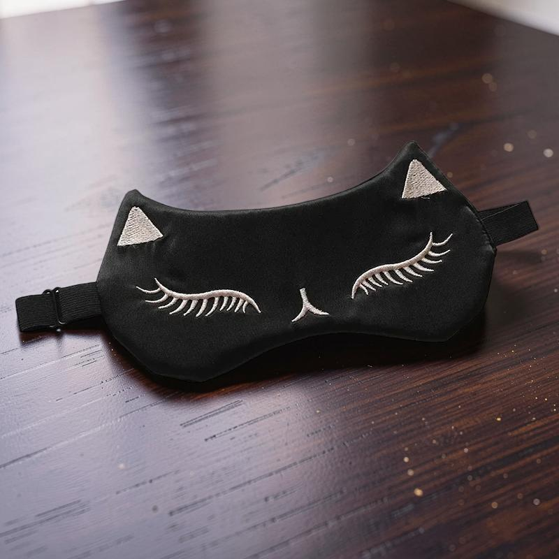 Fox Satin Sleep Mask with Adjustable Strap - RestLab