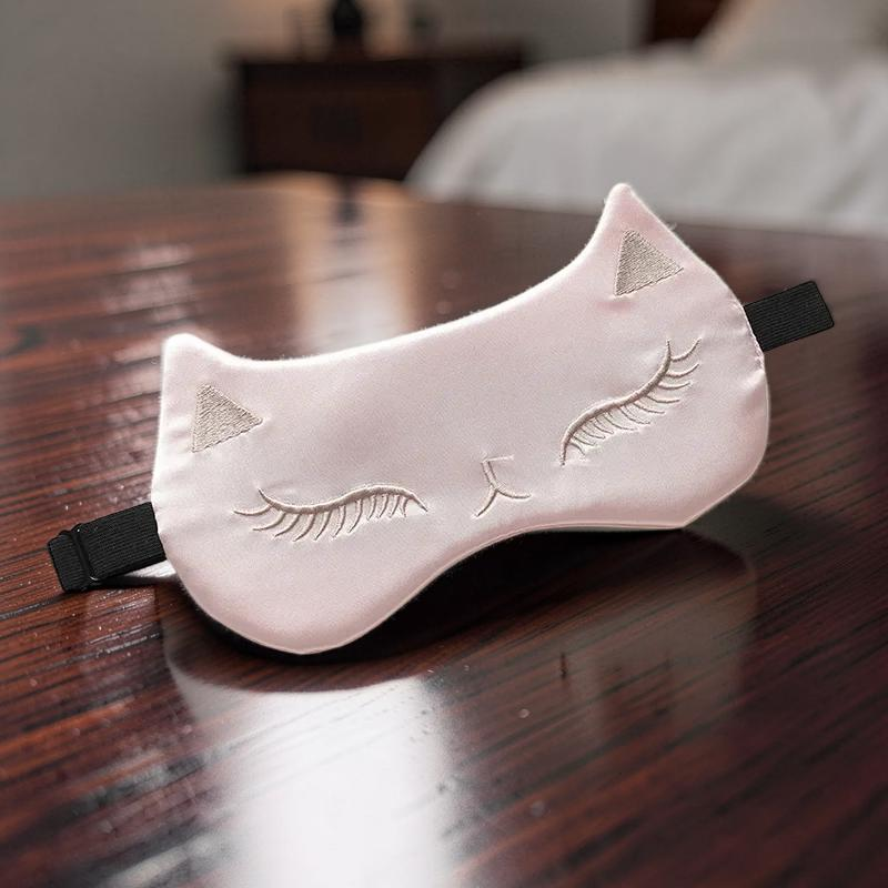 Fox Satin Sleep Mask with Adjustable Strap - RestLab