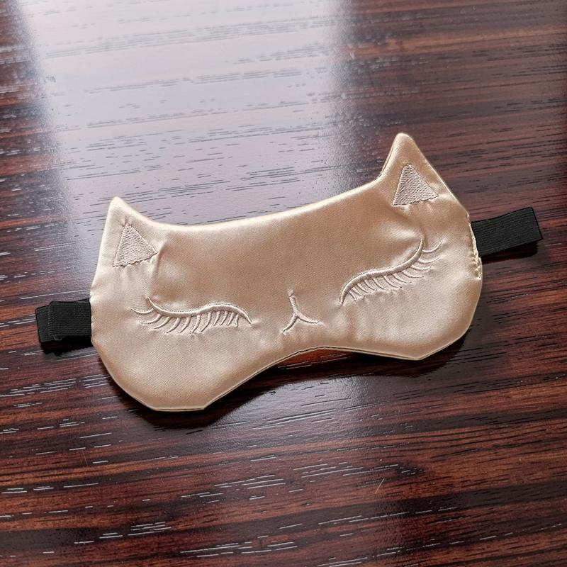 Fox Satin Sleep Mask with Adjustable Strap - RestLab