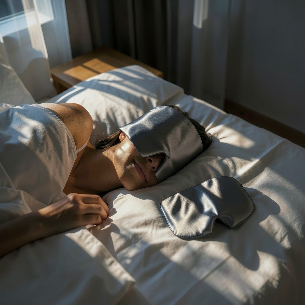 Enlarged Silk Sleep Mask - 100% Blackout - RestLab