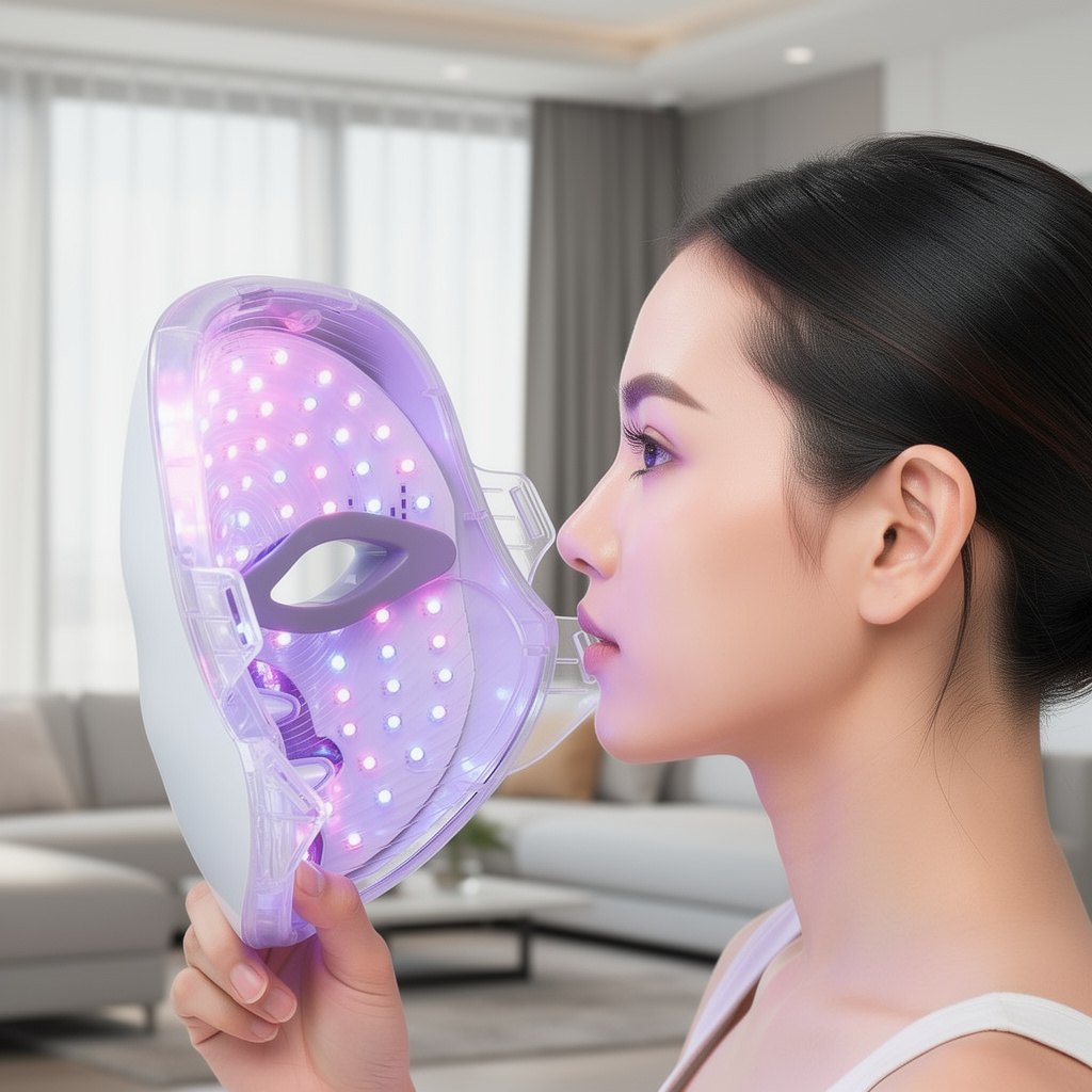 7 Colour LED Light Therapy Face & Neck Mask - RestLab